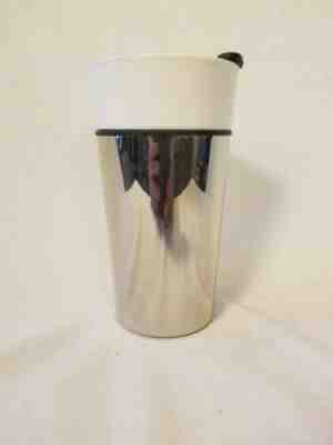 Starbucks Coffee Ceramic And Stainlees Steel Tumbler 12oz - Sold on eBay Nov, 26th 2019 for $19.99