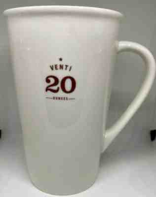 Starbucks Venti 20 oz Coffee Latte Ivory Ceramic Tall Mug Cup 2010 - Sold on eBay Nov, 26th 2019 for $19.99