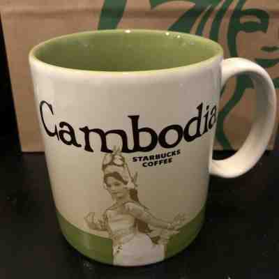 Starbucks Cambodia Mug 16 OZ /473 ml Coffee Cup Global Icon New - Sold on eBay Nov, 26th 2019 for $38.99