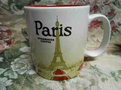 Starbucks New 16oz 2015 Paris City Coffee Mug Cup Global Icon Series - Sold on eBay Nov, 26th 2019 for $29.95