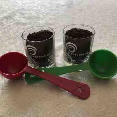 2 Starbucks Espresso Shot Glass including Set of 2 STARBUCKS Christmas Spoons - Sold on eBay Nov, 26th 2019 for $19.99