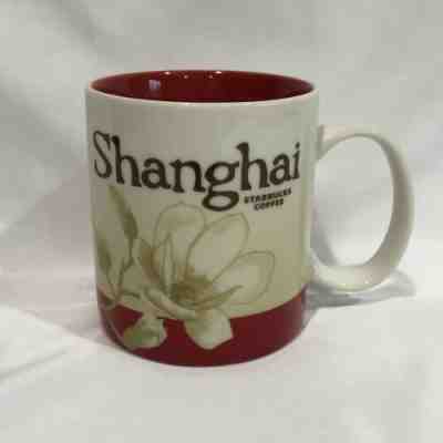 Starbucks SHANGHAI Global Icon Collector Series Coffee Mug Cup 16 oz Red - Sold on eBay Nov, 26th 2019 for $29.95
