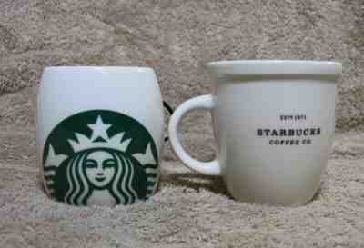2 STARBUCKS HOLIDAY ORNAMENT MUGS 2006 & 2010  COFFEE CUPS FREE USA SHIPPING  - Sold on eBay Nov, 25th 2019 for $16.95
