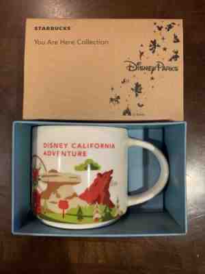 Disney California Adventure DCA Starbucks You Are Here Mug Version 1 YAH - Sold on eBay Nov, 25th 2019 for $25.00