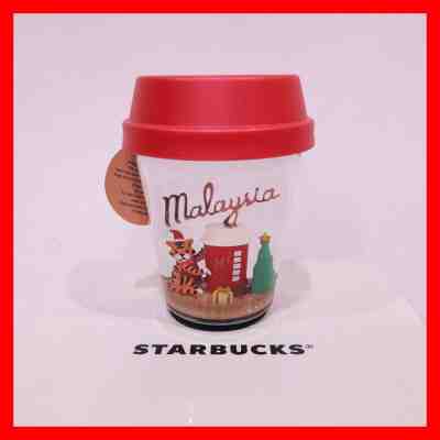 Starbucks Snow Globe Country Malaysia Tiger 2019 Red Cup Christmas NOT ORNAMENT - Sold on eBay Nov, 25th 2019 for $53.99