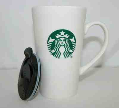Classic Starbucks 2016 Ceramic Tumbler 12 oz To Go Cup Travel Mug & Lid Mermaid - Sold on eBay Nov, 25th 2019 for $19.99