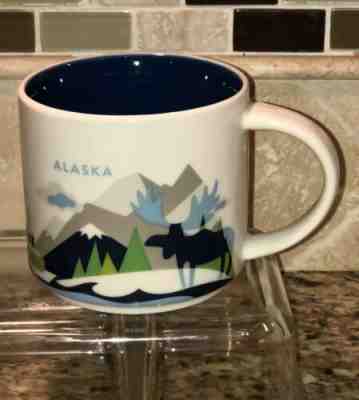Starbucks 2015 You Are Here Collection Alaska 14oz Collectible Ceramic Mug Cup - Sold on eBay Nov, 25th 2019 for $28.04