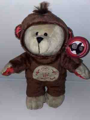 Starbucks bearista Bear Chinese New Year 2016 Year Of The Monkey !+tags! - Sold on eBay Nov, 25th 2019 for $25.00