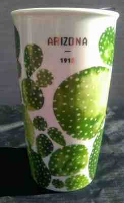Starbucks Mug Travel Tumbler Arizona Cactus Limited Edition Ceramic 12 Oz NEW - Sold on eBay Nov, 24th 2019 for $34.95