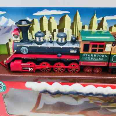 Starbucks Express Train Engine 2003 Coffee Bean Lights Model Toy Collectible - Sold on eBay Nov, 24th 2019 for $41.99
