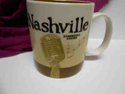 STARBUCKS 2012 NASHVILLE Global Icon Collector Coffee Mug Cup16 oz  - Sold on eBay Nov, 24th 2019 for $29.95