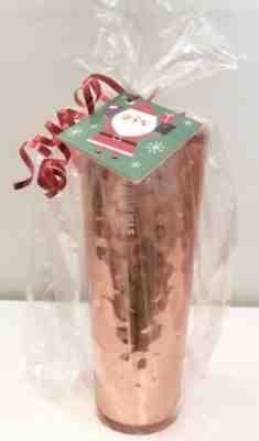 Starbucks Holiday 2019 Rose Gold Mirror Hammered Tumbler Cold Cup 24oz Christmas - Sold on eBay Nov, 24th 2019 for $39.95