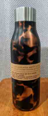 Starbucks Stainless Steel Tortoise Shell Water Bottle 20OZ Screw Top - Brand New - Sold on eBay Nov, 24th 2019 for $28.99
