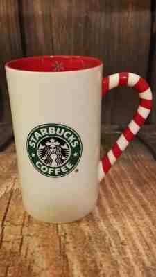 Starbucks 2009 Christmas Holiday Hand Painted Candy Cane Coffee Tea Mug Cup NEW - Sold on eBay Nov, 24th 2019 for $16.36