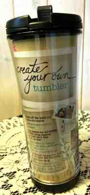 New Starbucks 16 oz Insulated Travel "Create Your Own Tumbler 2007 Coffee Mug - Sold on eBay Nov, 24th 2019 for $18.00