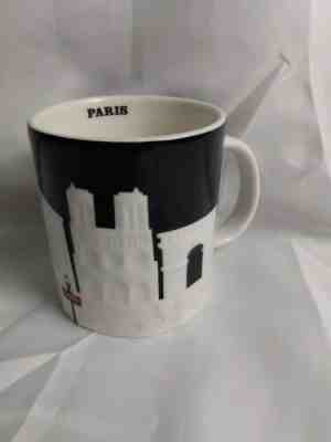 Starbucks City Mug, PARIS France, Relief Collection, Black-White 16 oz. Eiffel - Sold on eBay Nov, 24th 2019 for $17.00