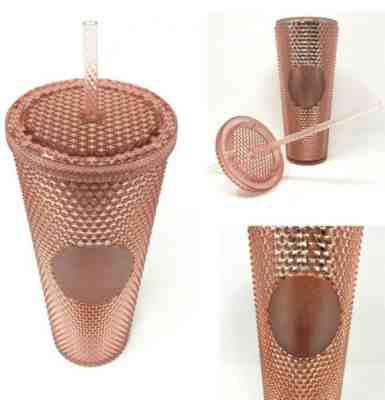 Starbucks Rose Gold Pink Studded Fall 2019 24oz Cold Cup New  - Sold on eBay Nov, 24th 2019 for $58.00