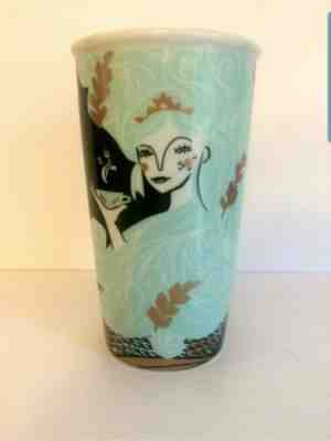 Starbucks Ceramic 2018 Tumbler Siren Mermaid Rose Gold Black Seafoam 12 Oz NEW - Sold on eBay Nov, 24th 2019 for $20.00
