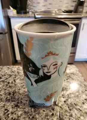 NEW Starbucks Siren Mermaid 12oz Double Wall Tumbler Mug 2018 Holiday Limited - Sold on eBay Nov, 24th 2019 for $22.98