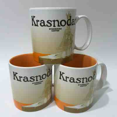 Set of 3 Starbucks city mugs global icon city 16 oz KRASNODAR, RUSSIA - Sold on eBay Nov, 24th 2019 for $68.85
