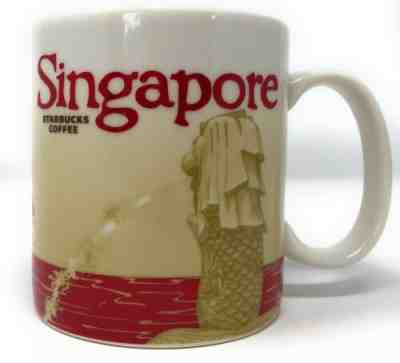 Starbucks RED Singapore Coffee Mug 2016 Global City Collector Series (EUC) 16 oz - Sold on eBay Nov, 27th 2019 for $34.99