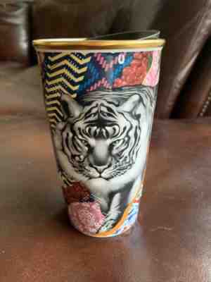 NEW STARBUCKS 2018 SUMATRA TIGER TRISTAN EATON CERAMIC TRAVEL TUMBLER DOUBLE - Sold on eBay Nov, 27th 2019 for $59.99