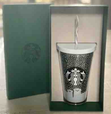 Starbucks Polar Bear Cold Cup Tumbler 16oz New in Green Gift Box (2016) - Sold on eBay Nov, 27th 2019 for $19.99