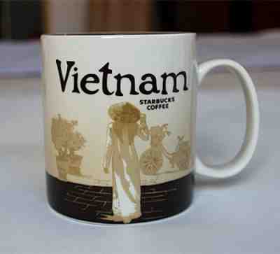 16 oz Starbucks Mug Coffee Cup Vietnam City Collector Series Mugs - Sold on eBay Nov, 27th 2019 for $29.99