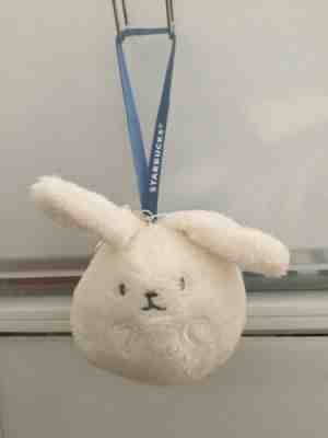 Starbucks White Easter / Autumn Bunny Rabbit Face Coin Purse Bag Pouch -No Card - Sold on eBay Nov, 27th 2019 for $39.99