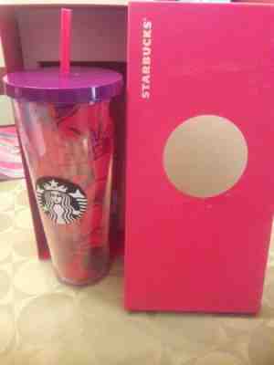 NWT Boxed 2014 Starbucks  Holiday Venti 24 oz, Acrylyc Cold Cup Tumbler RETIRED - Sold on eBay Nov, 26th 2019 for $50.00