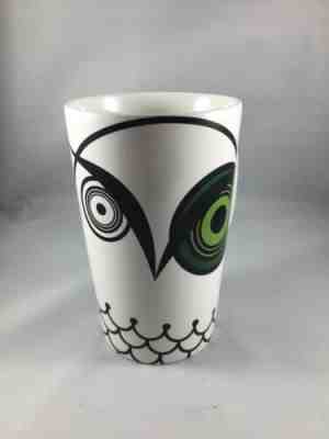 Starbucks Tall 16 oz Coffee Mug Cup Green Eye Owl Limited Edition 2014 Bird EUC - Sold on eBay Nov, 26th 2019 for $21.99