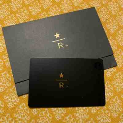 2015 Starbucks Taiwan RESERVE CARD W/MATCHING SLEEVE - Sold on eBay Nov, 26th 2019 for $175.00