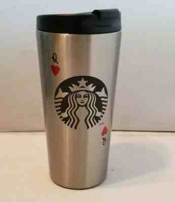 Starbucks 2014 Stainless Steel 16oz Tumbler Queen of Hearts - Sold on eBay Nov, 26th 2019 for $24.95