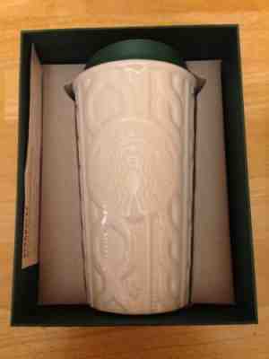 2016 Starbucks Ceramic Insulated Knit Sweater Holiday Travel Mug / Tumbler - NIB - Sold on eBay Nov, 26th 2019 for $35.00
