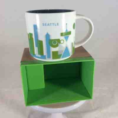 Starbucks You Are Here Collection SEATTLE 14 oz Coffee Mug 2015 NEW Original Box - Sold on eBay Nov, 26th 2019 for $24.44