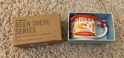 2018 STARBUCKS CALIFORNIA BEEN THERE MINI CERAMIC CUP/MUG ORNAMENT 2oz - Sold on eBay Nov, 26th 2019 for $15.00
