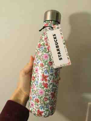 Starbucks Coffee 2017 Liberty Fabrics Stainless Swell/S'well Bottle Brand New - Sold on eBay Nov, 26th 2019 for $44.95