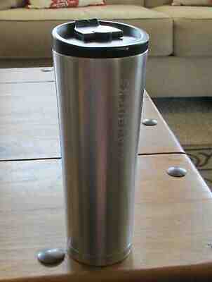 Nice STARBUCKS '11 Stainless Steel 20oz Cup/Tumbler W/ Lid Double Wall (XS70 - Sold on eBay Nov, 26th 2019 for $19.95