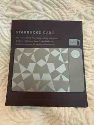 Starbucks Card 2012 Stainless Steel Metal ORIGINAL Limited Edition $0 Value - Sold on eBay Nov, 26th 2019 for $299.99