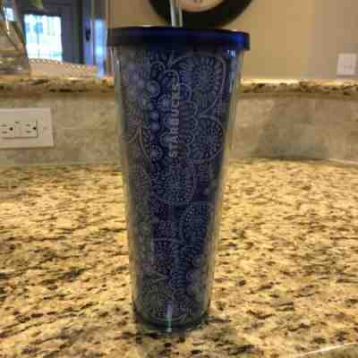 Starbucks 2019 Succulent Floral Print Acrylic Cold Cup Tumbler Venti 24oz - Sold on eBay Nov, 26th 2019 for $17.00