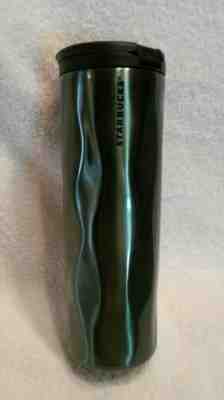 Starbucks Green Ripple Stainless Steel  Tumbler 16oz NWT 2014 - Sold on eBay Nov, 26th 2019 for $17.00