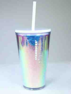 Starbucks Tumbler Unicorn Iridescent Lavender 2019 Holiday Winter Cold Cup 16oz - Sold on eBay Nov, 26th 2019 for $35.00