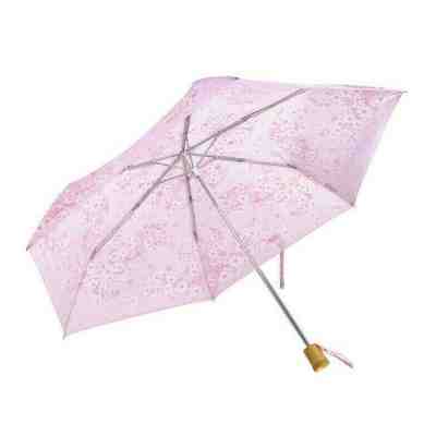 RARE Starbucks Korea 2018 Cherry Blossom Sakura Pink Foldable Umbrella + Pouch - Sold on eBay Nov, 26th 2019 for $22.00