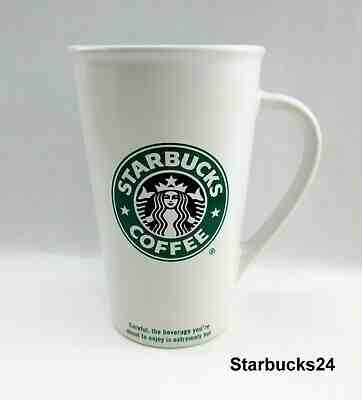 Starbucks Coffee Cup To Go Mug White w Mermaid Logo 16 oz 5.75" Tall 2005 S24 - Sold on eBay Nov, 26th 2019 for $21.95
