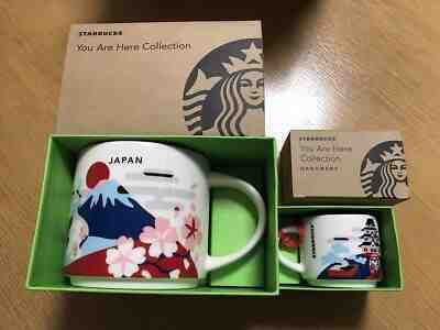 Starbucks Japan You Are Here Mt. Fuji Cherry Blossoms Sakura Mug SET - Sold on eBay Nov, 26th 2019 for $45.90