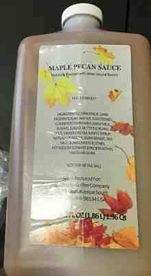 Seasonal Starbucks Maple Pecan Sauce Syrup 63 OZ - Sold on eBay Nov, 26th 2019 for $30.00