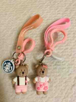 Starbucks Coffee Keychain Bear Sakura Flowers - Sold on eBay Nov, 26th 2019 for $23.00