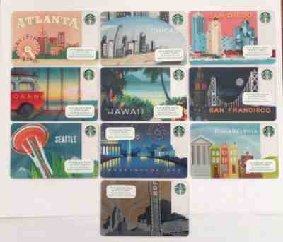 2014 Starbucks Gift Card. CITY/STATE. Complete Set. Mint. Worldwide shipping. - Sold on eBay Nov, 26th 2019 for $24.99