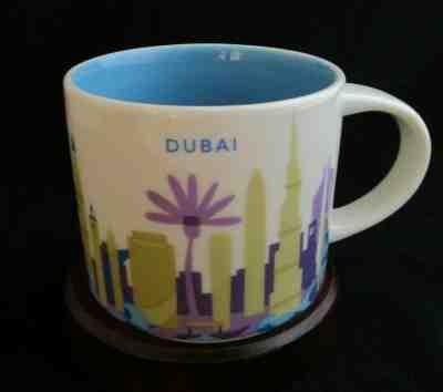 Starbucks Mug You Are Here DUBAI Camel Umbrella 2017 ~ 14 oz. Mint! ~ Free Ship! - Sold on eBay Nov, 28th 2019 for $38.00