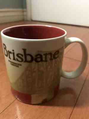 16 OZ STARBUCKS COFFEE ICON MUG BRISBANE COLLECTOR SERIES 2013 - RED - NEW - Sold on eBay Nov, 28th 2019 for $25.00